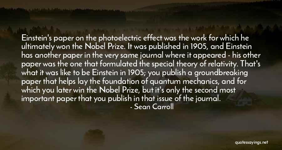 Special Relativity Quotes By Sean Carroll Special Relativity Quotes By Sean Carroll