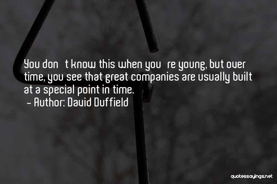 Special You Quotes By David Duffield