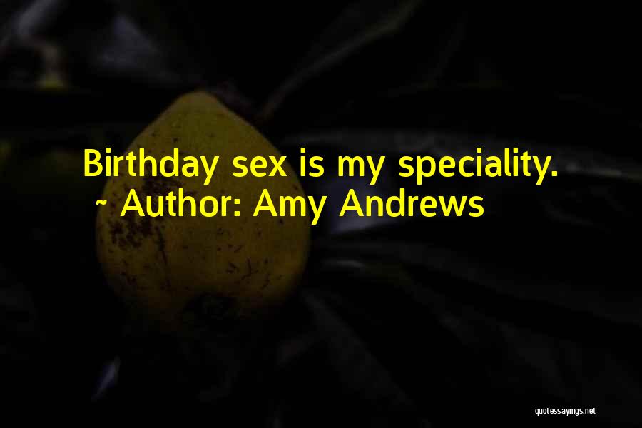 Speciality Quotes By Amy Andrews