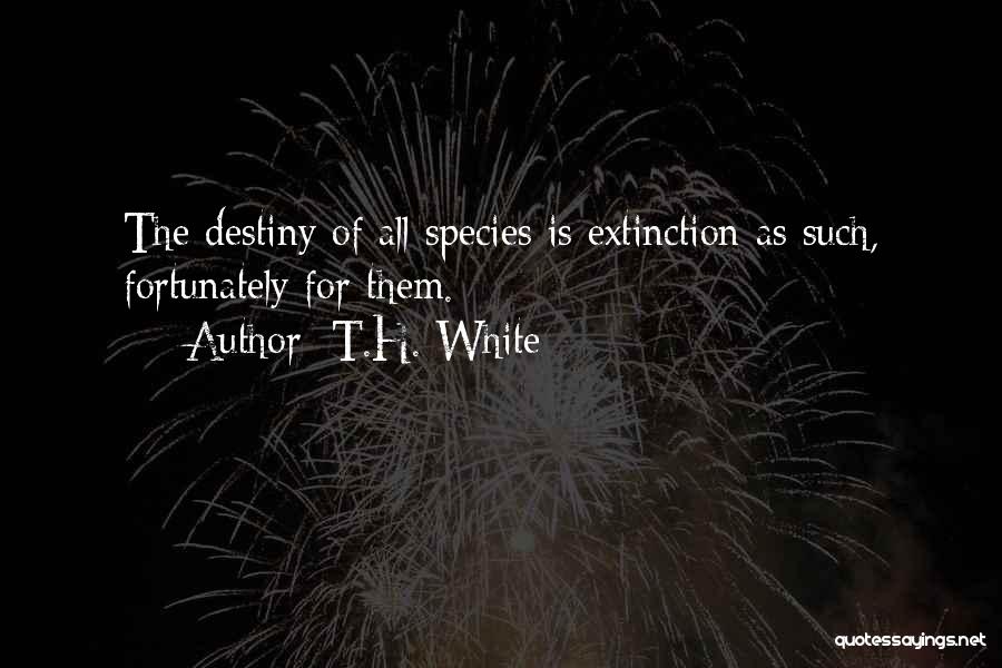 Species Extinction Quotes By T.H. White