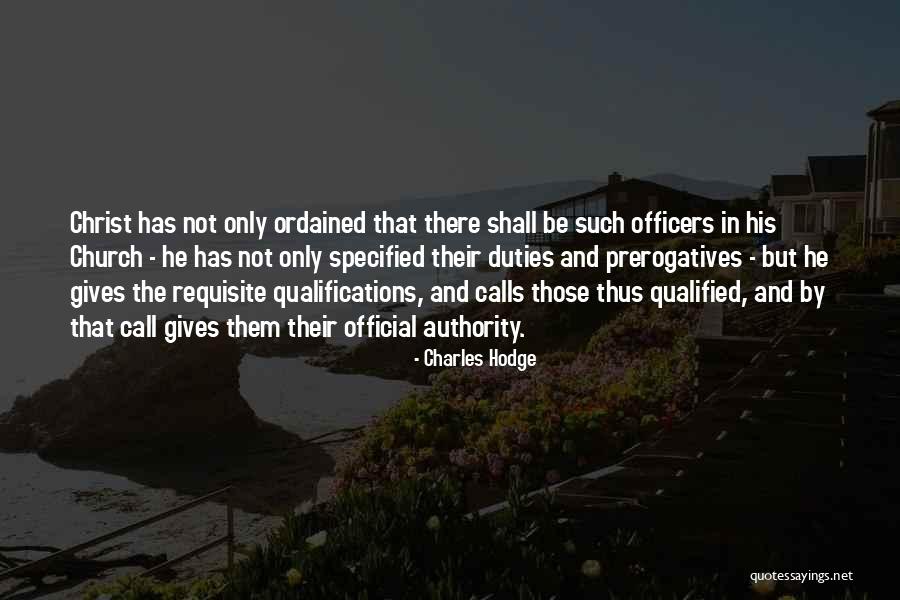 Specified Quotes By Charles Hodge Specified Quotes By Charles Hodge
