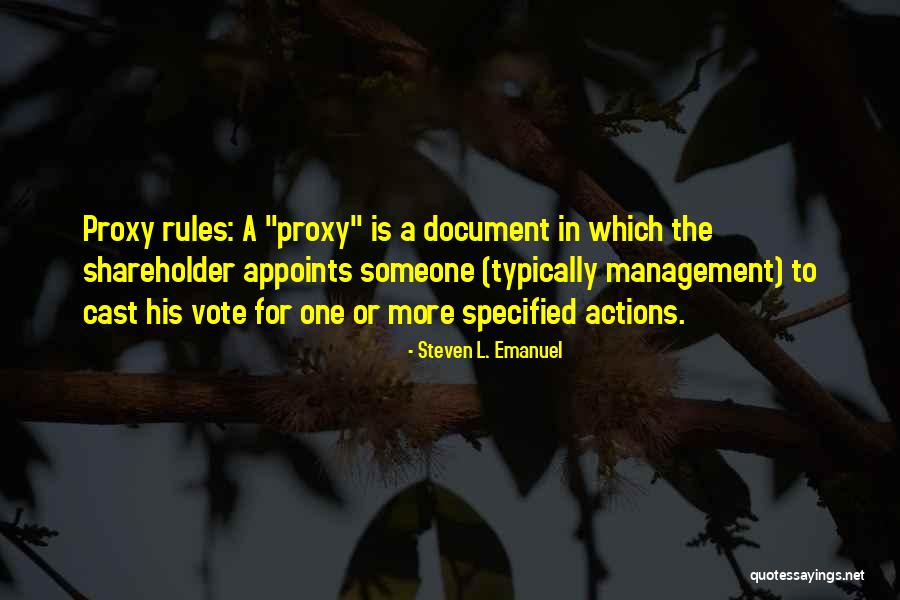 Specified Quotes By Steven L. Emanuel Specified Quotes By Steven L. Emanuel