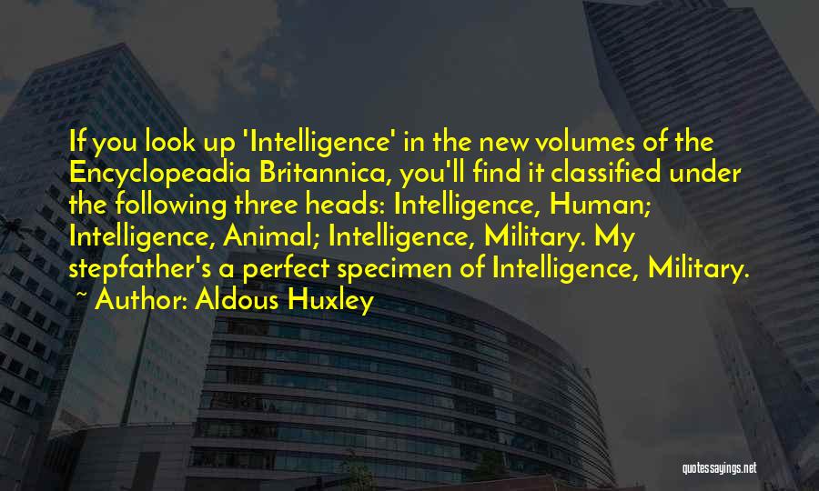 Specimen Quotes By Aldous Huxley