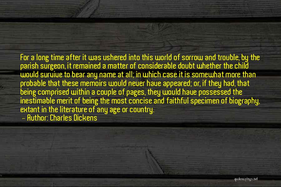 Specimen Quotes By Charles Dickens