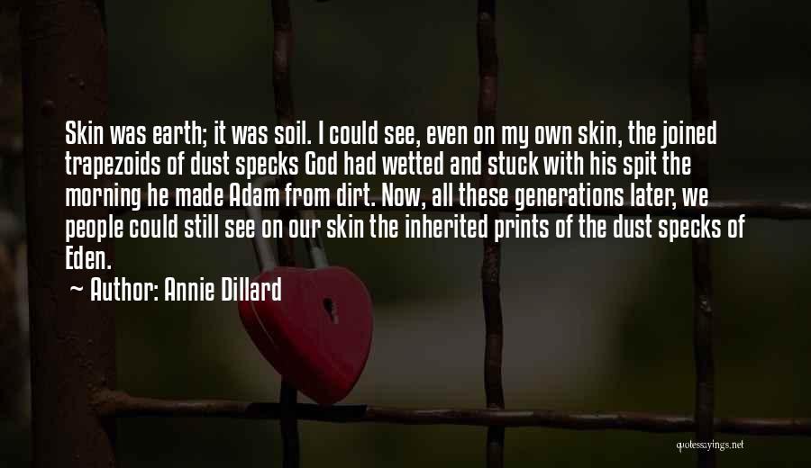 Specks Quotes By Annie Dillard