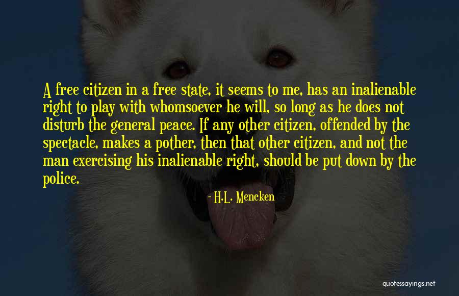 Spectacle Quotes By H.L. Mencken