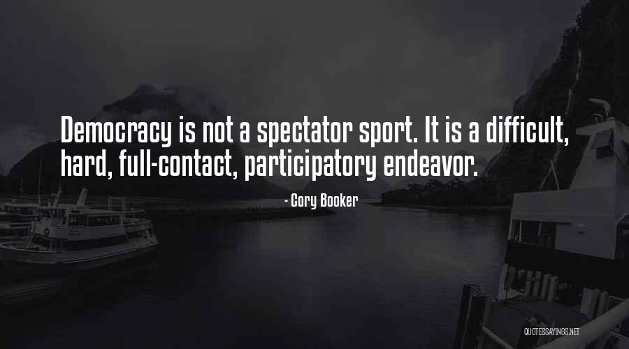 Spectator Sport Quotes By Cory Booker Spectator Sport Quotes By Cory Booker