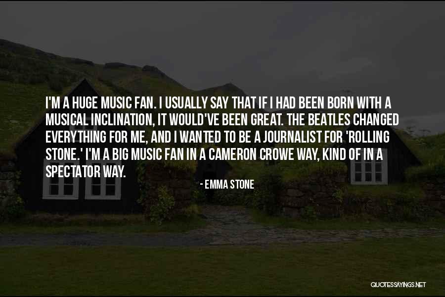 Spector Hockey Quotes By Emma Stone Spector Hockey Quotes By Emma Stone