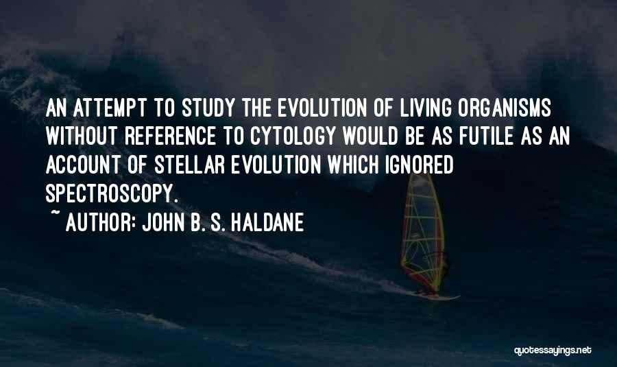 Spectroscopy Quotes By John B. S. Haldane