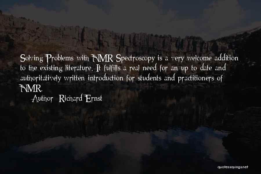 Spectroscopy Quotes By Richard Ernst