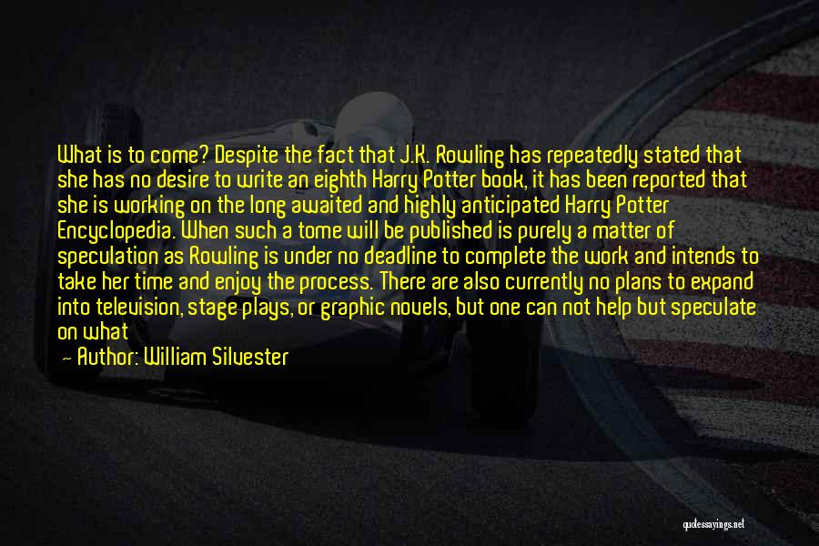Speculate Quotes By William Silvester