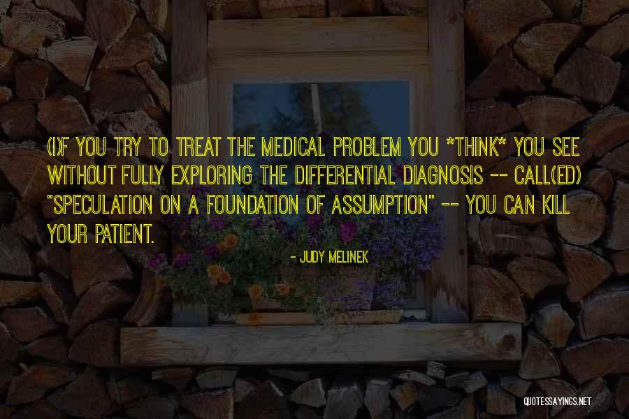 Speculation Quotes By Judy Melinek Speculation Quotes By Judy Melinek