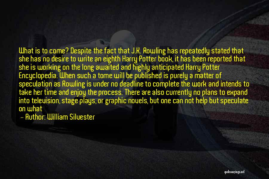 Speculation Quotes By William Silvester