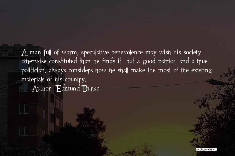 Speculative Quotes By Edmund Burke
