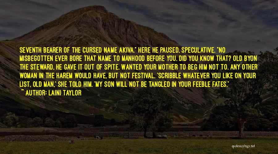 Speculative Quotes By Laini Taylor