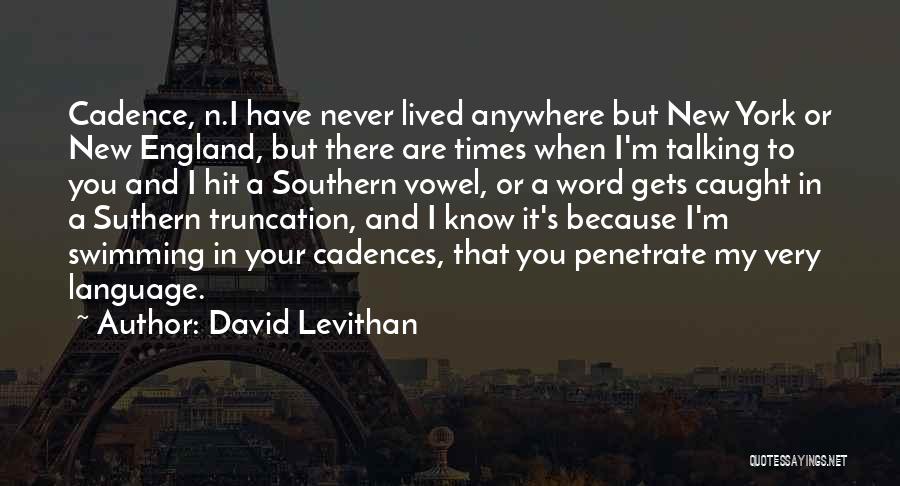 Speech And Language Quotes By David Levithan