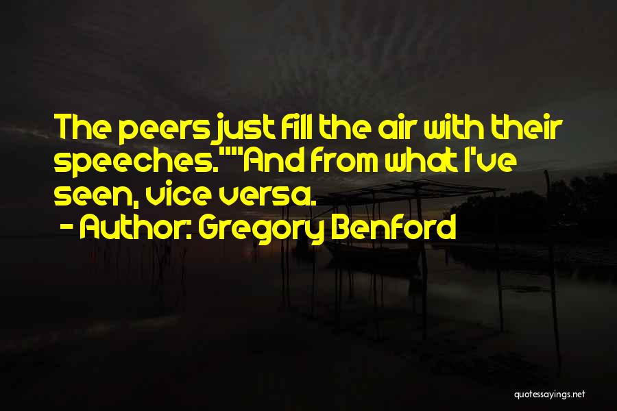 Speech And Quotes By Gregory Benford