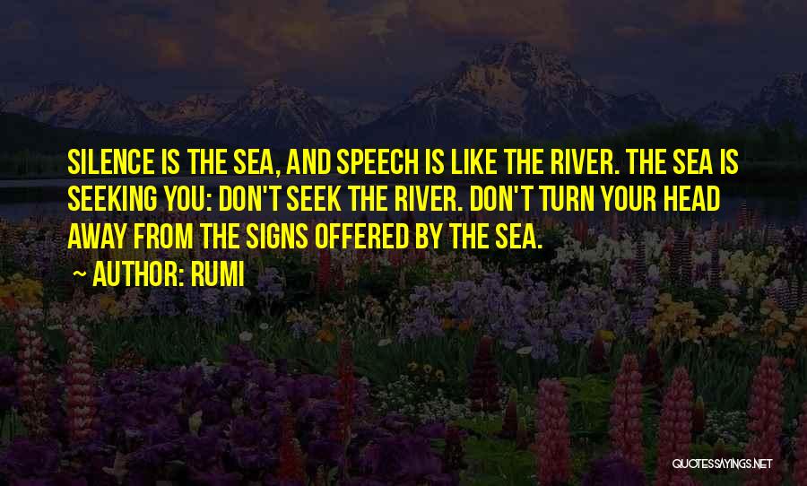 Speech And Silence Quotes By Rumi