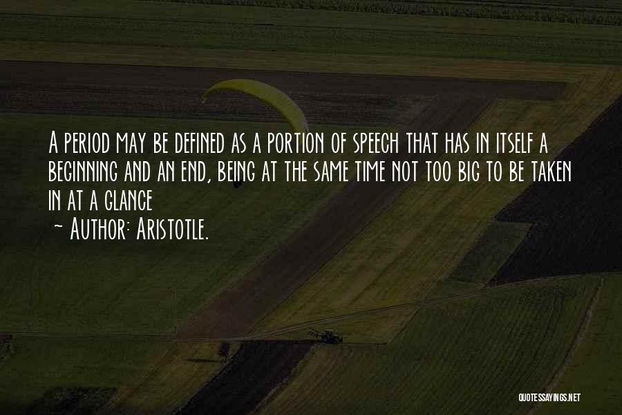 Speech Beginning Quotes By Aristotle.