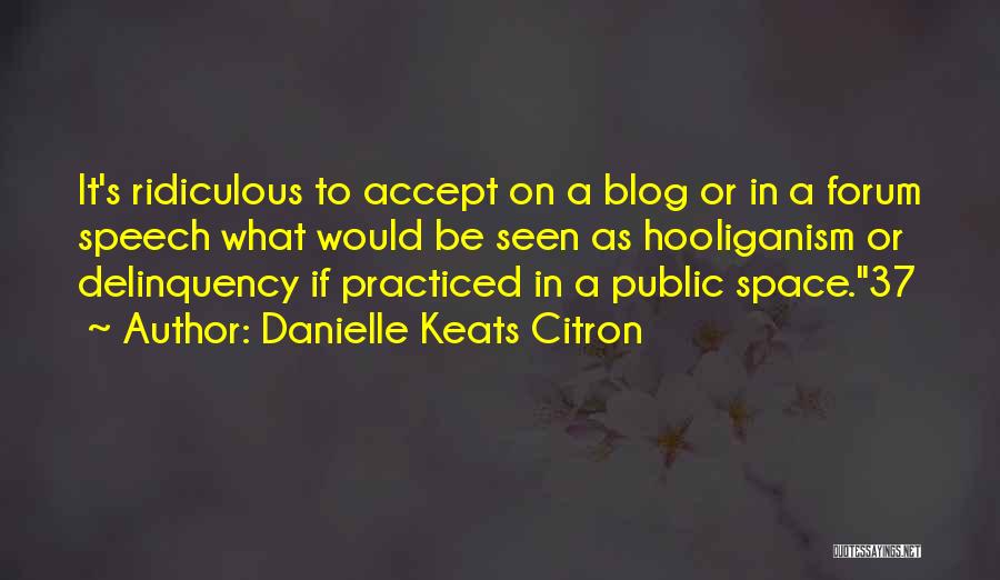 Speech In Public Quotes By Danielle Keats Citron