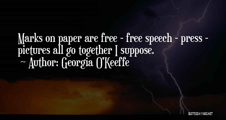 Speech Marks And Quotes By Georgia O'Keeffe