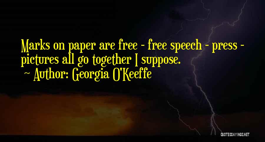 Speech Marks Or Quotes By Georgia O'Keeffe