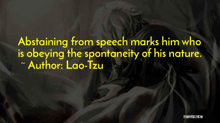 Speech Marks Or Quotes By Lao-Tzu