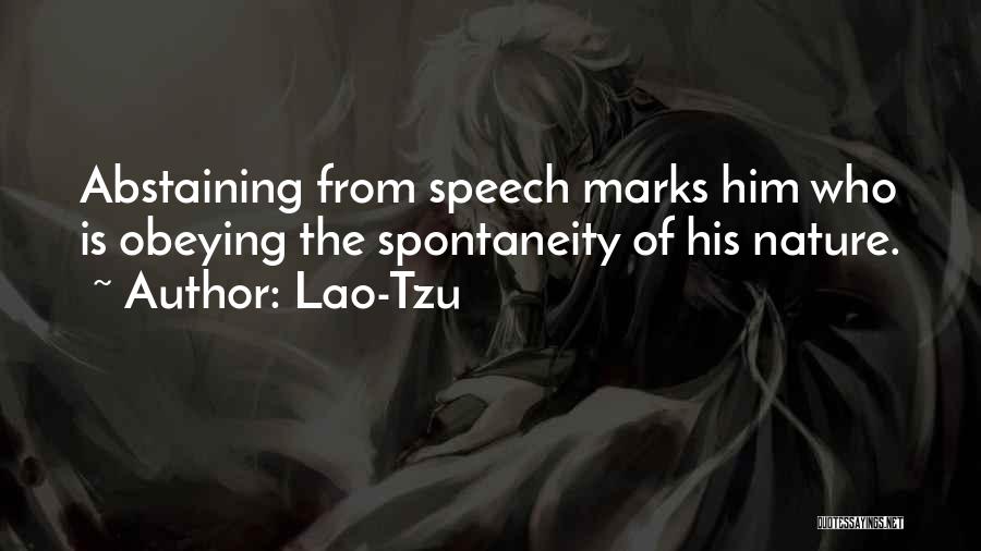Speech Marks Quotes By Lao-Tzu