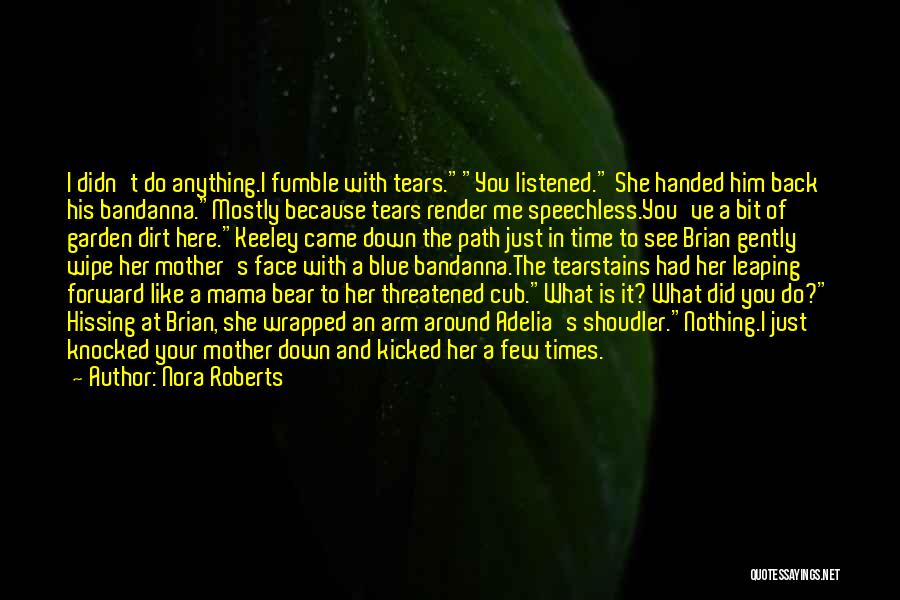 Speechless When I See You Quotes By Nora Roberts