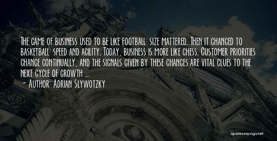 Speed And Agility Quotes By Adrian Slywotzky