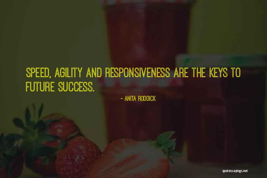 Speed And Agility Quotes By Anita Roddick