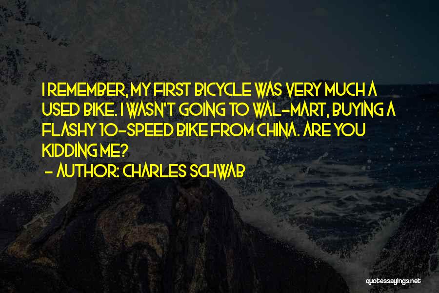 Speed Bike Quotes By Charles Schwab