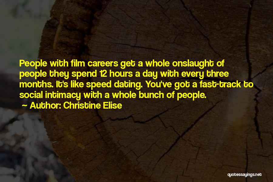 Speed Dating Quotes By Christine Elise