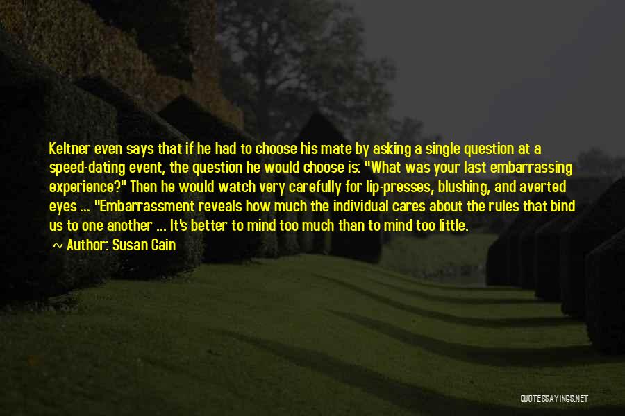 Speed Dating Quotes By Susan Cain