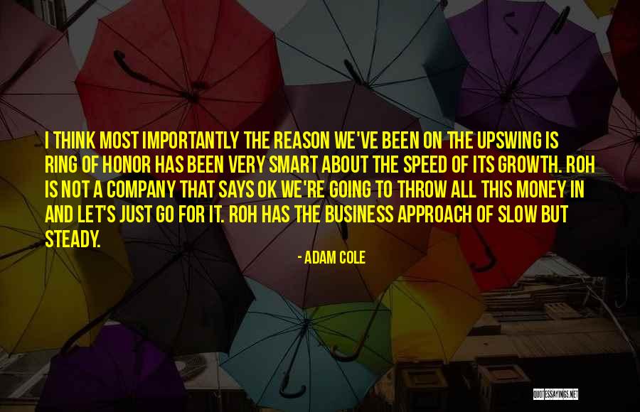 Speed In Business Quotes By Adam Cole Speed In Business Quotes By Adam Cole