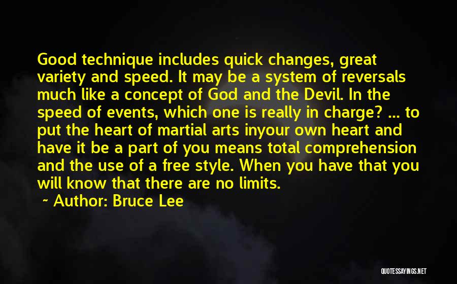 Speed Limits Quotes By Bruce Lee