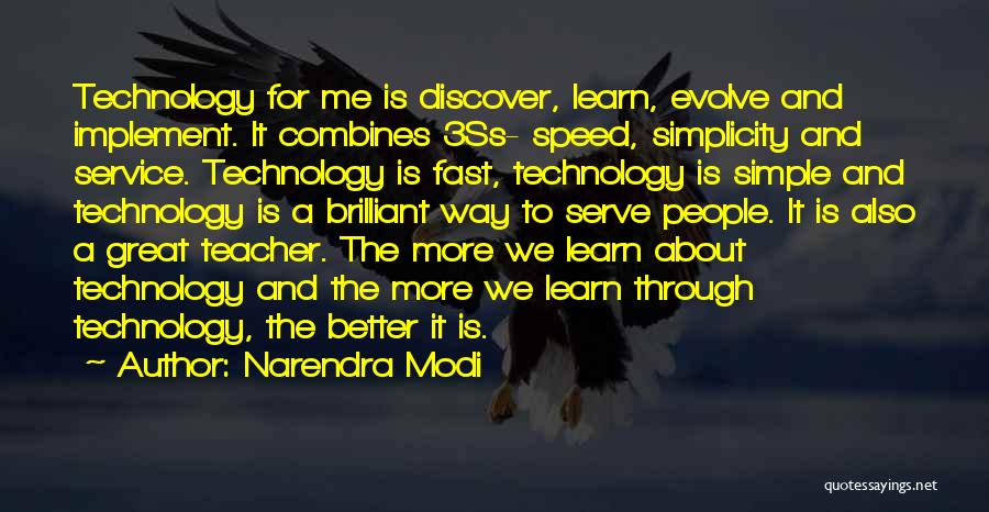 Speed Of Service Quotes By Narendra Modi