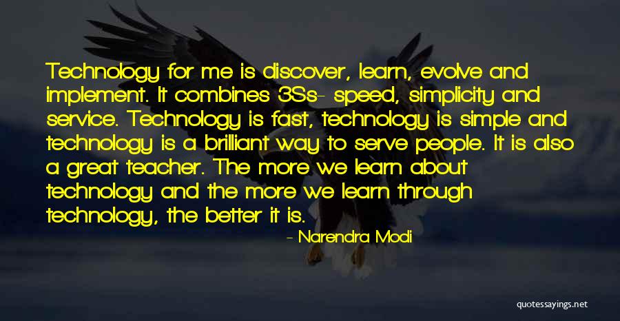 Speed Of Service Quotes By Narendra Modi