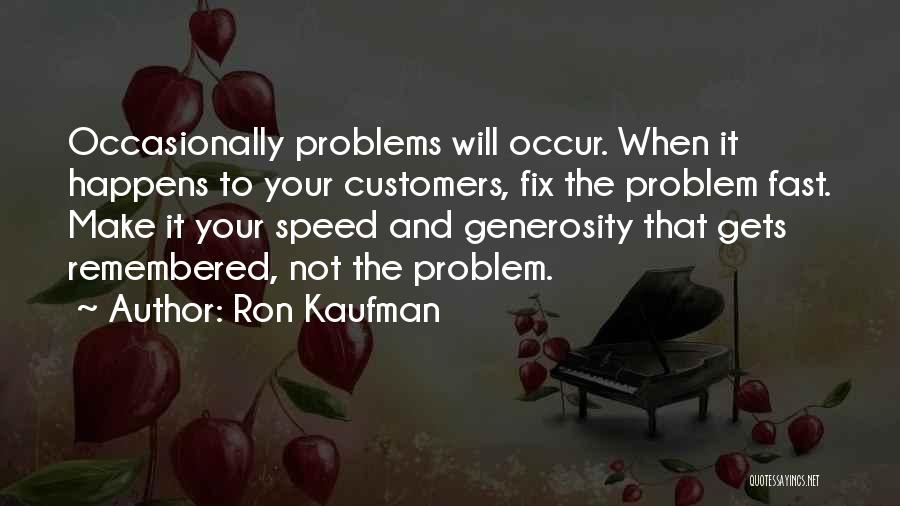 Speed Of Service Quotes By Ron Kaufman