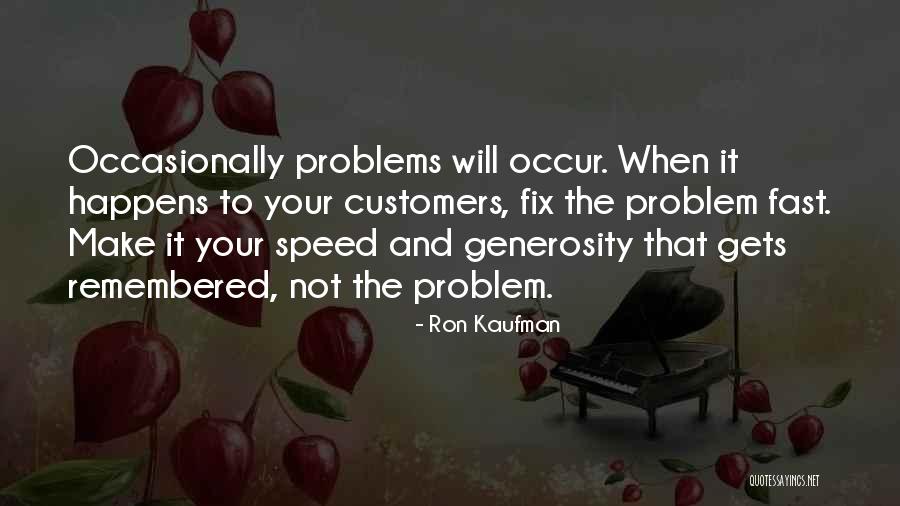 Speed Of Service Quotes By Ron Kaufman