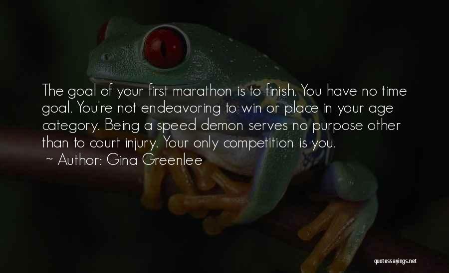 Speed Training Quotes By Gina Greenlee