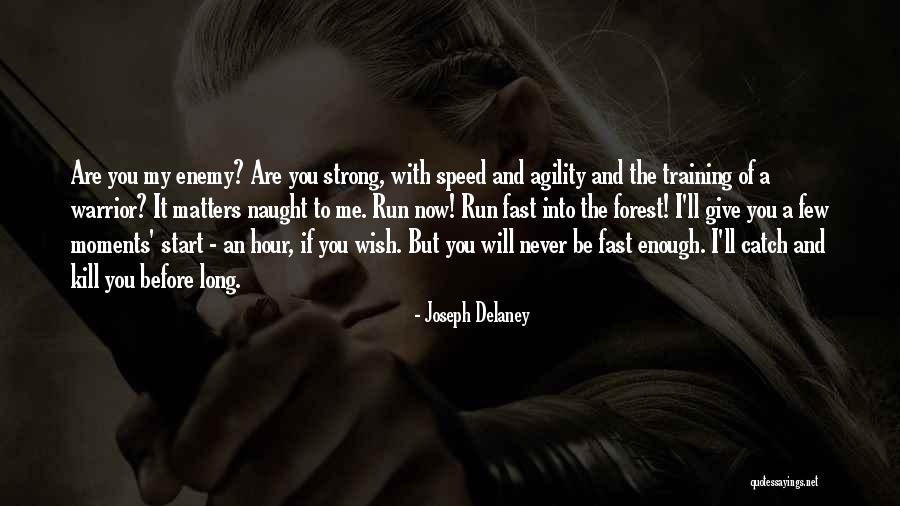 Speed Training Quotes By Joseph Delaney