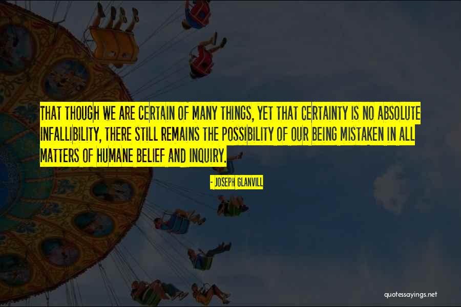 Spehar Wod Quotes By Joseph Glanvill Spehar Wod Quotes By Joseph Glanvill