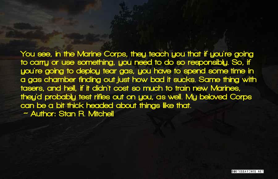 Spend Some Time With You Quotes By Stan R. Mitchell