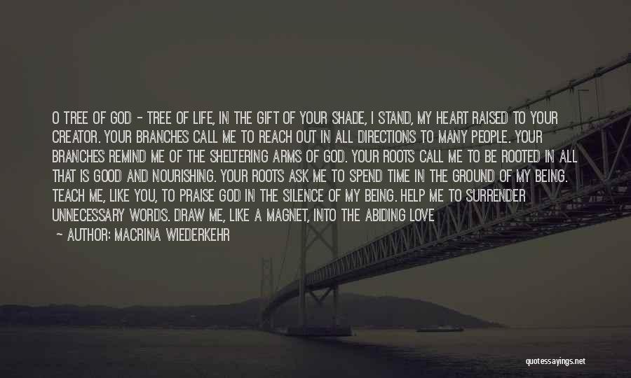 Spend Time For Me Quotes By Macrina Wiederkehr