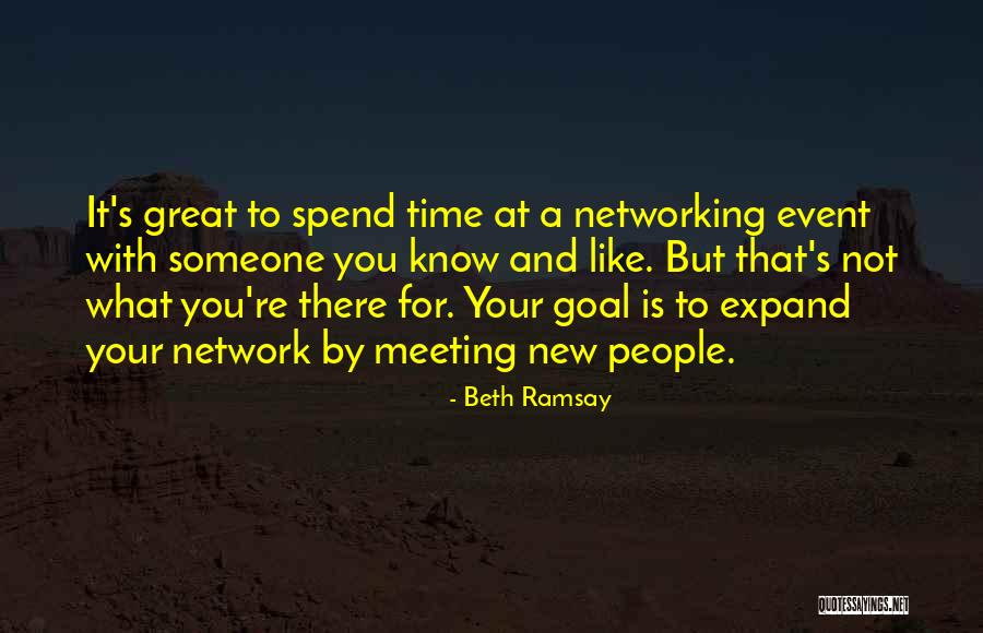 Spend Time With Someone Quotes By Beth Ramsay