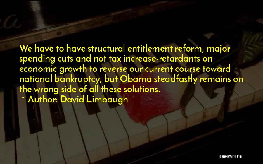 Spending Cuts Quotes By David Limbaugh