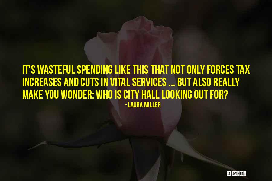 Spending Cuts Quotes By Laura Miller