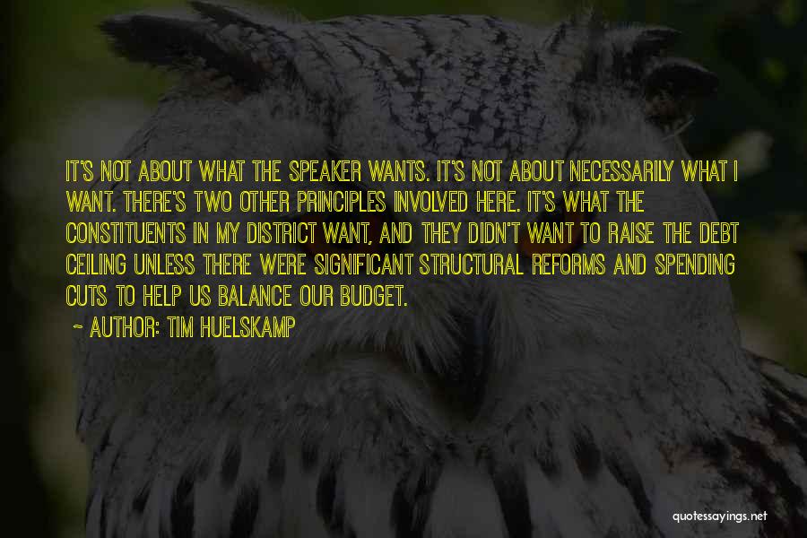 Spending Cuts Quotes By Tim Huelskamp