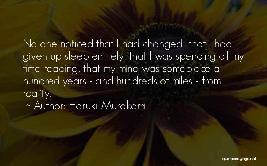 Spending My Time Quotes By Haruki Murakami